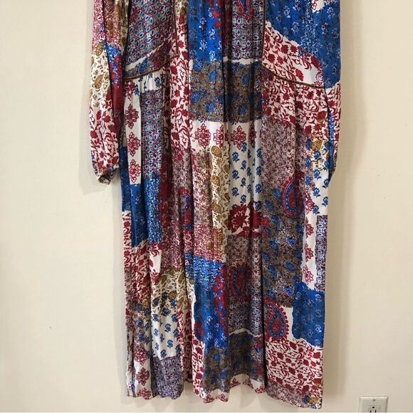 Zara Floral Cottage Boho Prairie Dress M - Picture 6 of 9